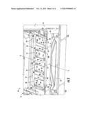 HOME APPLIANCE WITH UNITARY BAKE ELEMENT RETAINER diagram and image