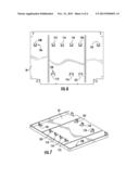 HOME APPLIANCE WITH UNITARY BAKE ELEMENT RETAINER diagram and image