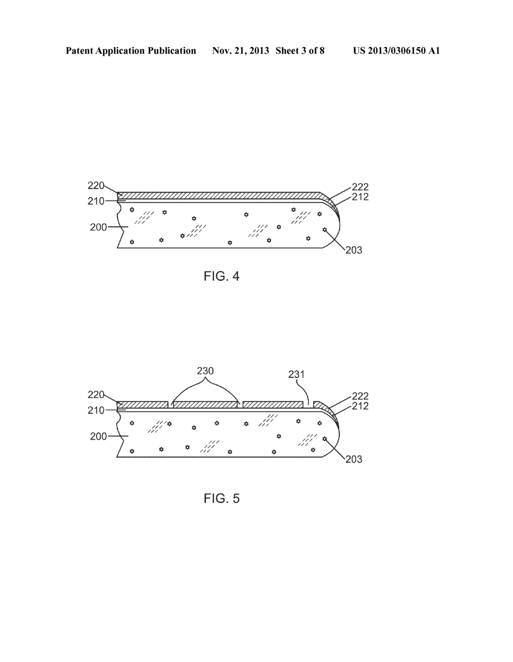 METHOD AND STRUCTURE FOR ELIMINATING EDGE PEELING IN THIN-FILM     PHOTOVOLTAIC ABSORBER MATERIALS - diagram, schematic, and image 04