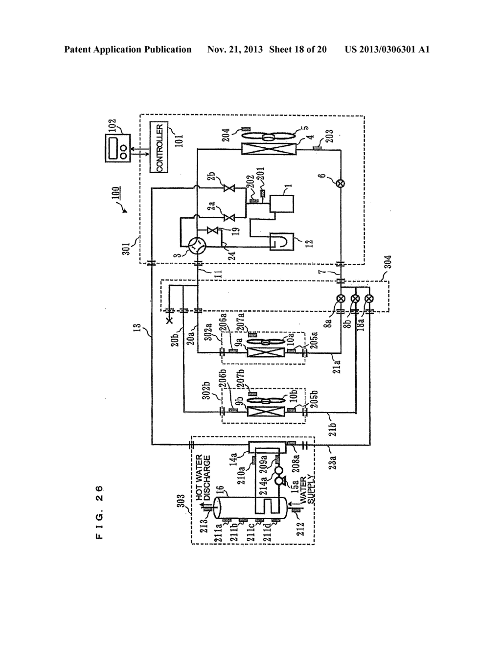 HEAT PUMP APPARATUS AND CONTROL METHOD FOR HEAT PUMP APPARATUS - diagram, schematic, and image 19