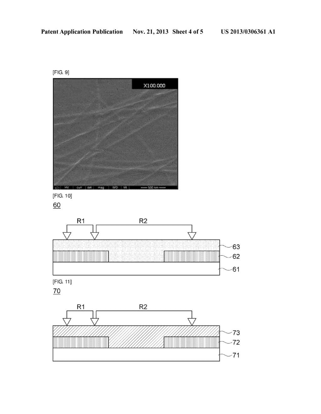 TRANSPARENT ELECTRODE AND ELECTRONIC MATERIAL COMPRISING THE SAME - diagram, schematic, and image 05