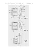 BRAKE LINING WEAR INDICATOR, DISC BRAKE HAVING SUCH AN INDICATOR AND BRAKE     SHOES FOR SUCH A DISC BRAKE diagram and image