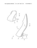 SHOE KIT HAVING REMOVABLE AND INTERCHANGEABLE HEEL ASSEMBLIES diagram and image