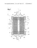 ADSORPTION/SEPARATION MEMBRANE MODULE, METHOD FOR PRODUCING     ADSORPTION/SEPARATION MEMBRANE MODULE, AND PARTITION MEMBER diagram and image