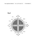 ADSORPTION/SEPARATION MEMBRANE MODULE, METHOD FOR PRODUCING     ADSORPTION/SEPARATION MEMBRANE MODULE, AND PARTITION MEMBER diagram and image