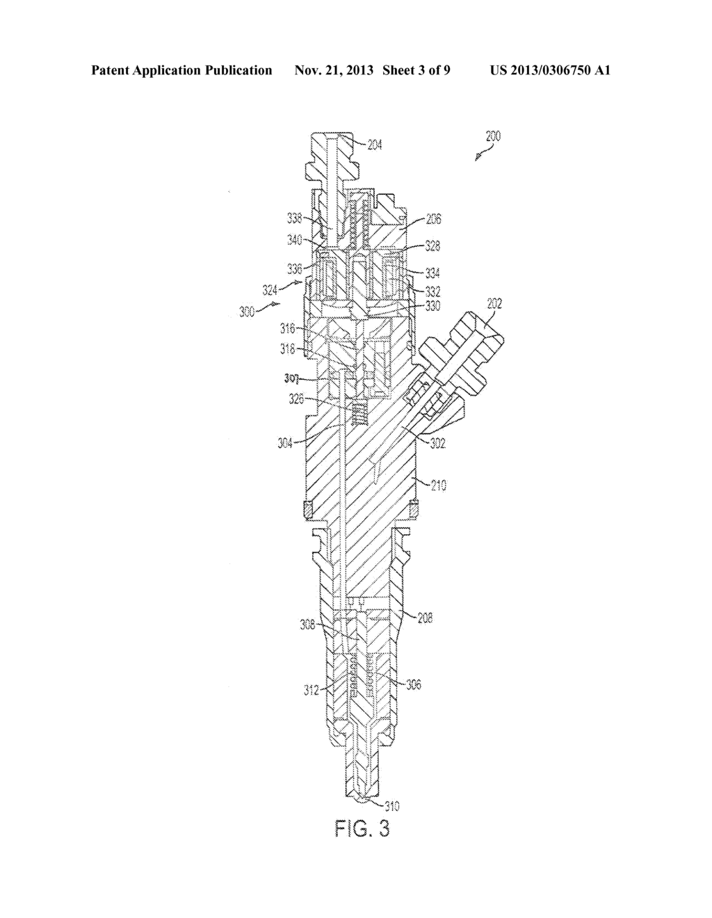 System and Method for Internal Cooling of a Fuel Injector - diagram, schematic, and image 04