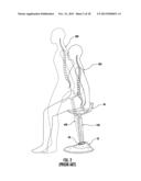 UPRIGHT ACTIVE-SITTING SEAT diagram and image