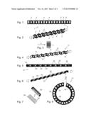 SENSITIVE CHARGE FOR PASSIVE DOSIMETRY, DOSIMETER COMPRISING SUCH A     SENSITIVE CHARGE AND SYSTEM FOR READING BY ILLUMINATION FOR SUCH A     SENSITIVE CHARGE diagram and image