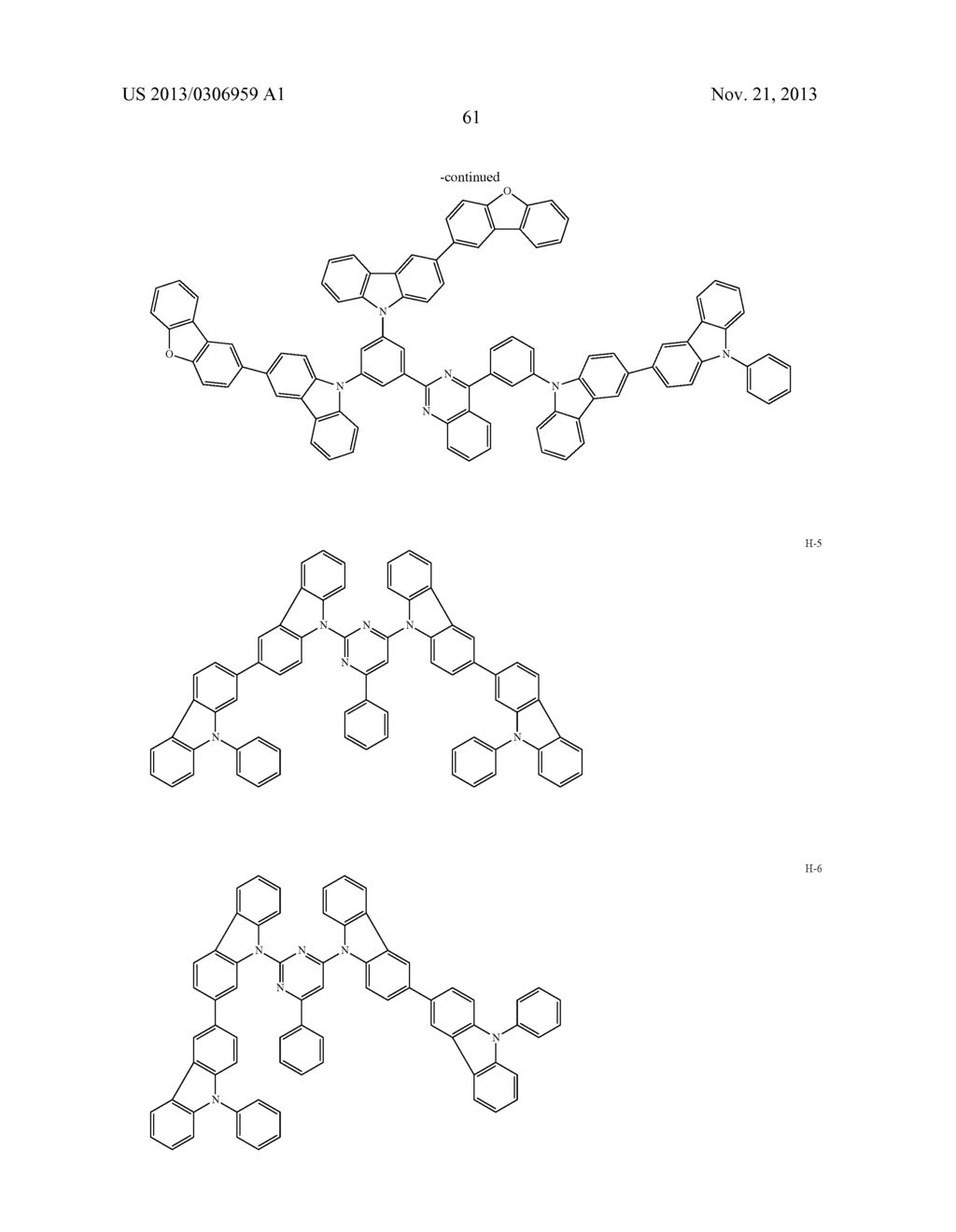 AROMATIC HETEROCYCLE DERIVATIVE AND ORGANIC ELECTROLUMINESCENT ELEMENT     USING SAME - diagram, schematic, and image 65