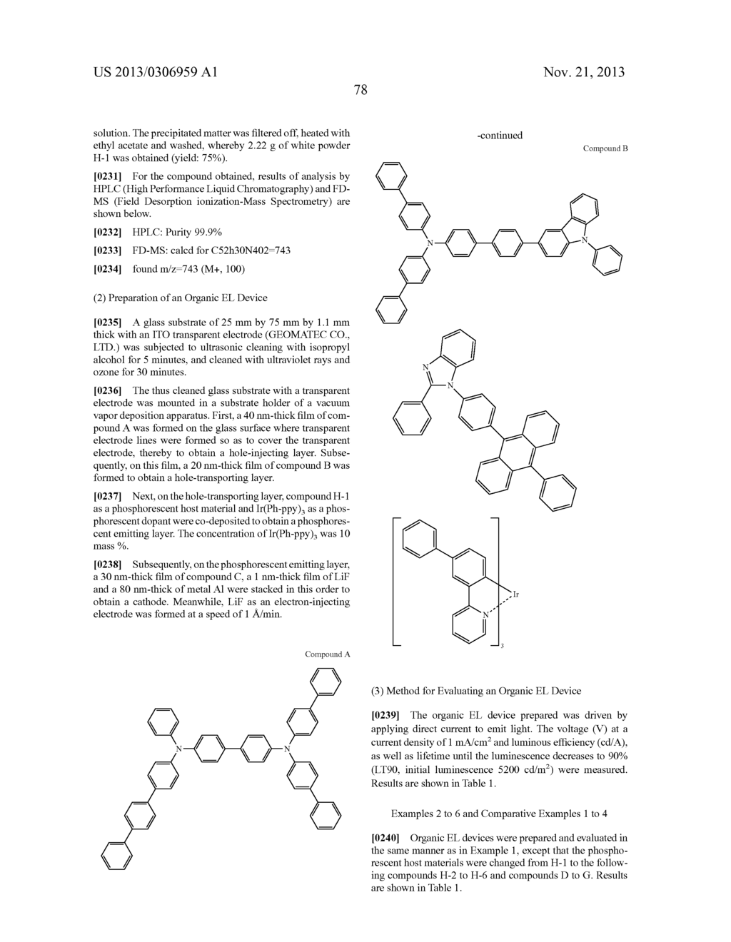 AROMATIC HETEROCYCLE DERIVATIVE AND ORGANIC ELECTROLUMINESCENT ELEMENT     USING SAME - diagram, schematic, and image 82