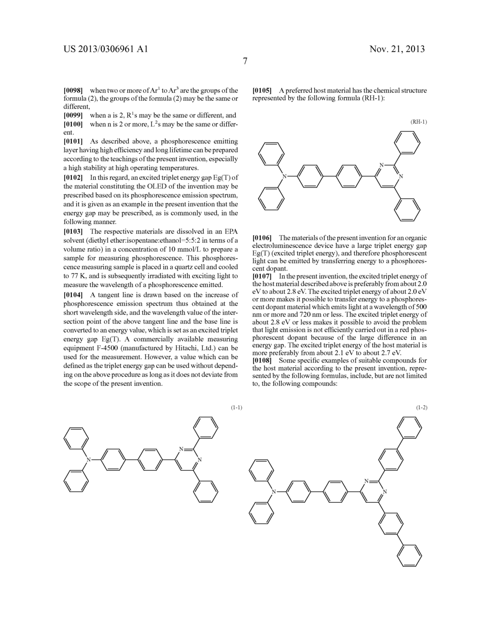 ORGANIC LIGHT EMITTING DEVICE AND MATERIALS FOR USE IN SAME - diagram, schematic, and image 10