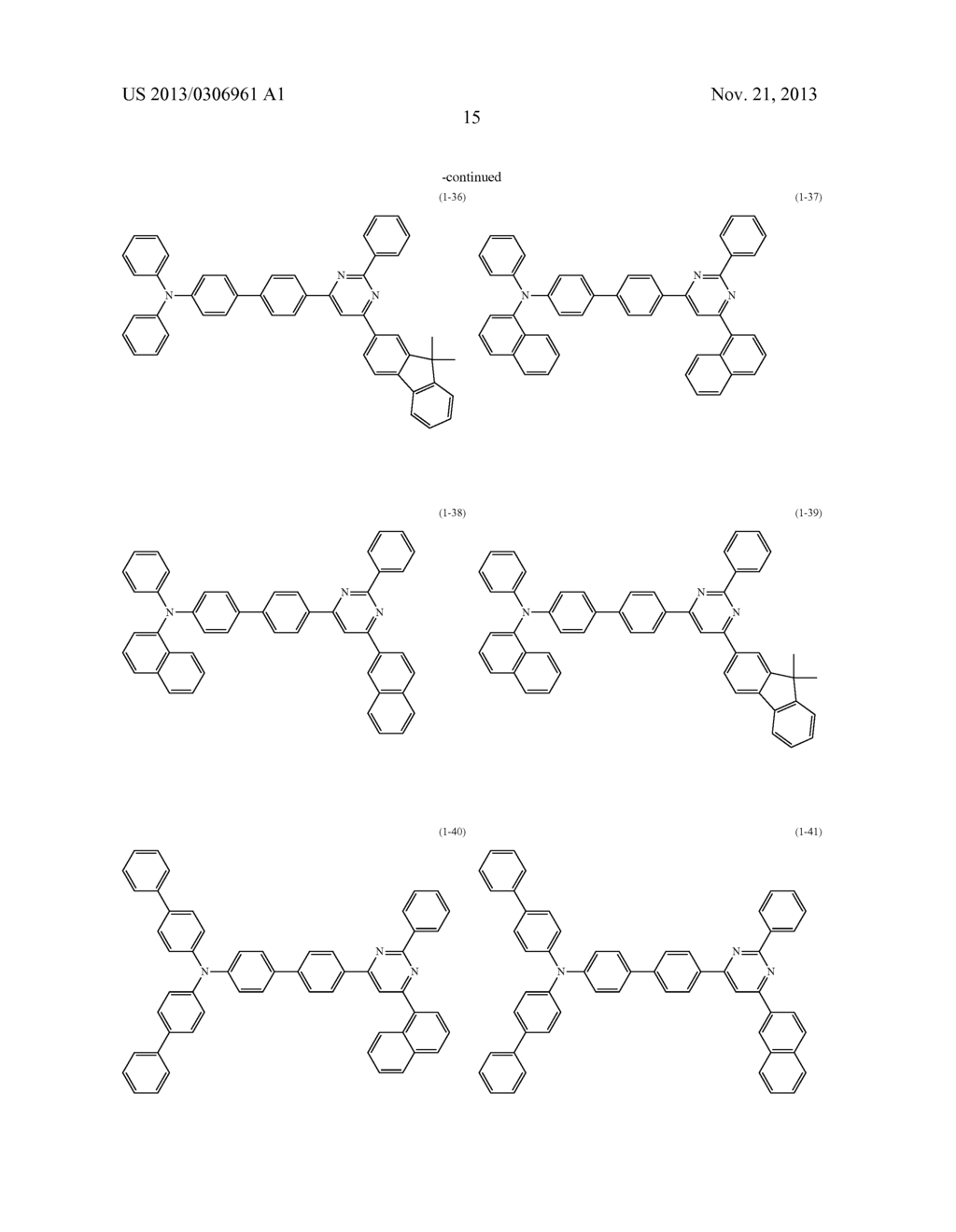 ORGANIC LIGHT EMITTING DEVICE AND MATERIALS FOR USE IN SAME - diagram, schematic, and image 18