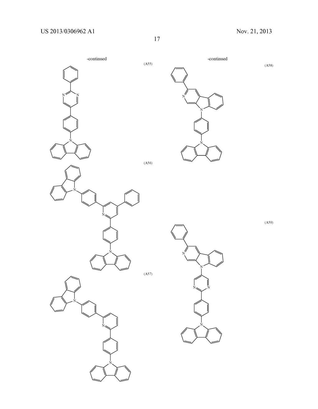 ORGANIC LIGHT EMITTING DEVICE AND MATERIALS FOR USE IN SAME - diagram, schematic, and image 19