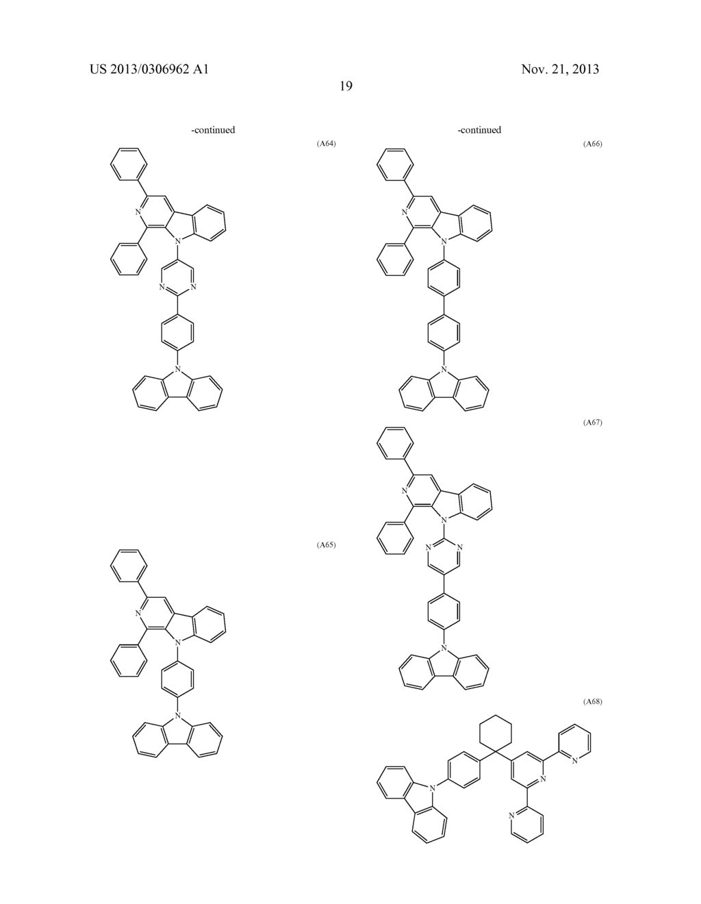 ORGANIC LIGHT EMITTING DEVICE AND MATERIALS FOR USE IN SAME - diagram, schematic, and image 21