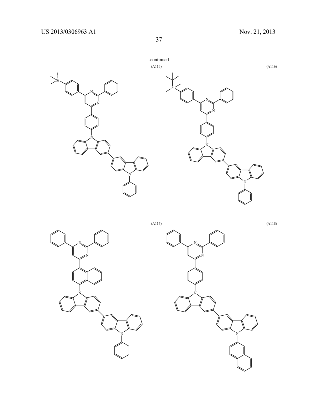 ORGANIC LIGHT EMITTING DEVICE AND MATERIALS FOR USE IN SAME - diagram, schematic, and image 39