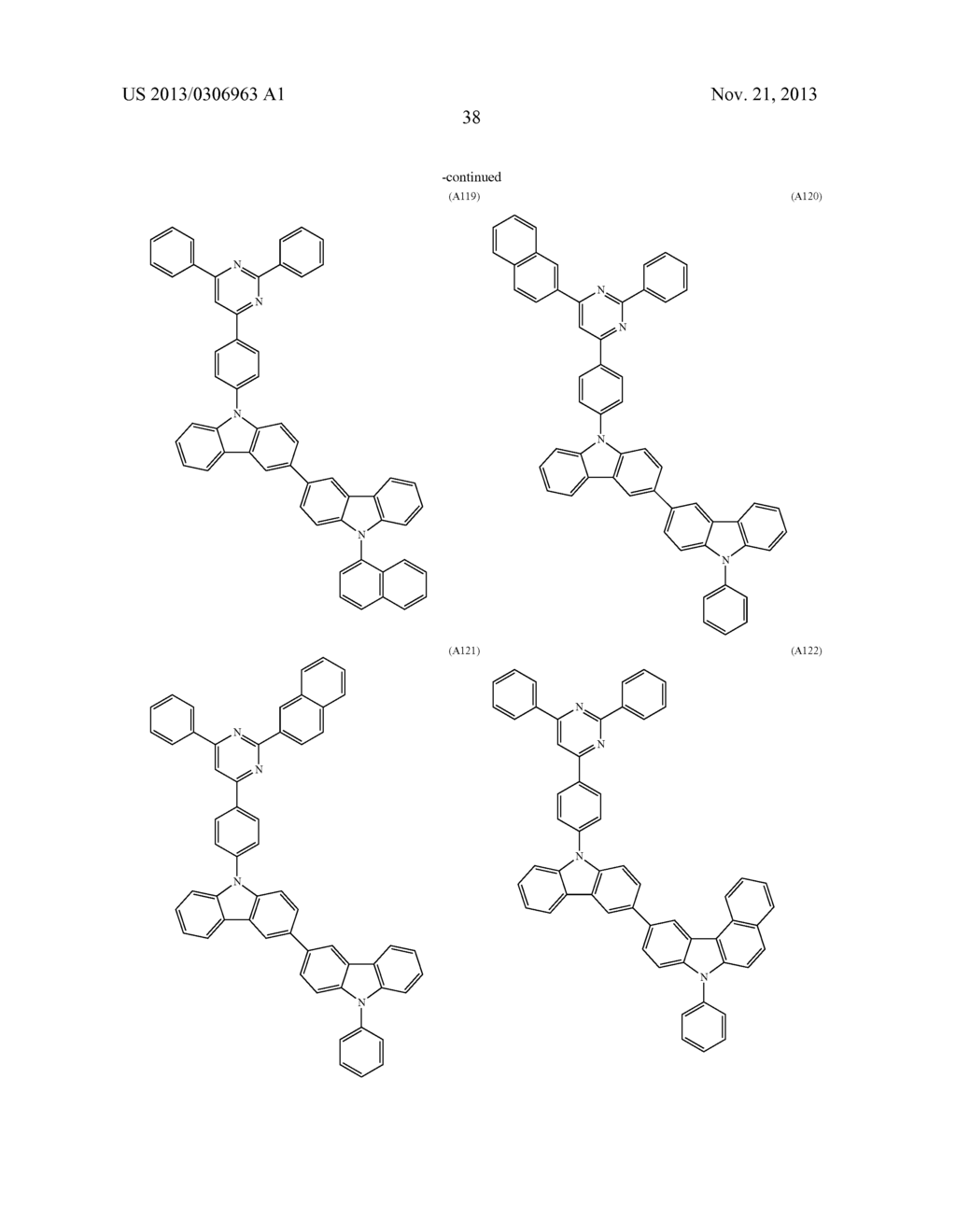 ORGANIC LIGHT EMITTING DEVICE AND MATERIALS FOR USE IN SAME - diagram, schematic, and image 40