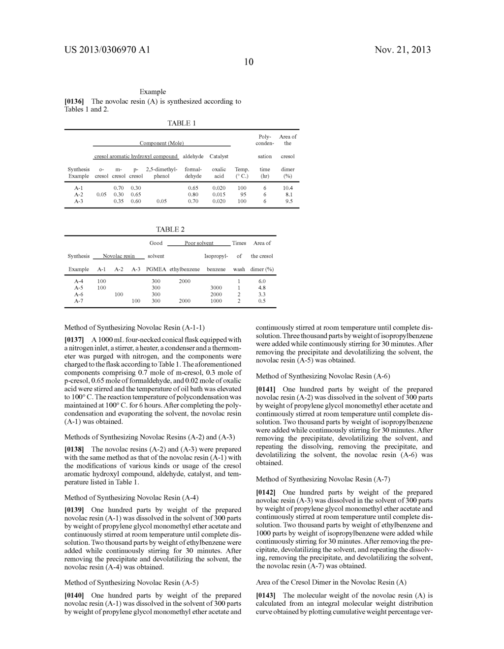 POSITIVE PHOTOSENSITIVE RESIN COMPOSITION AND USES THEREOF - diagram, schematic, and image 12