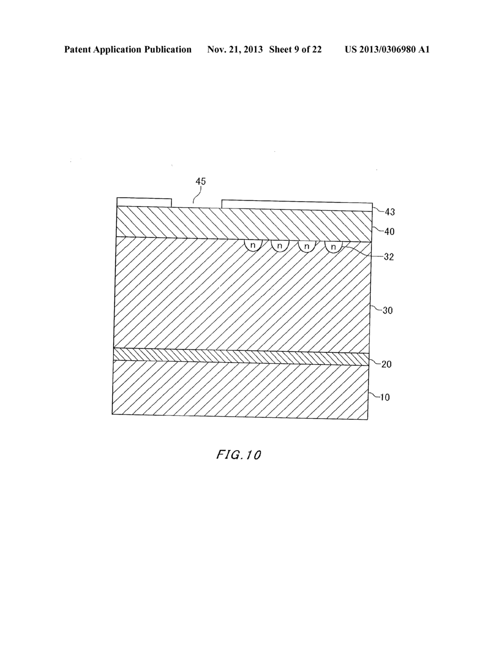 NITRIDE SEMICONDUCTOR DEVICE AND MANUFACTURING METHOD THEREOF - diagram, schematic, and image 10