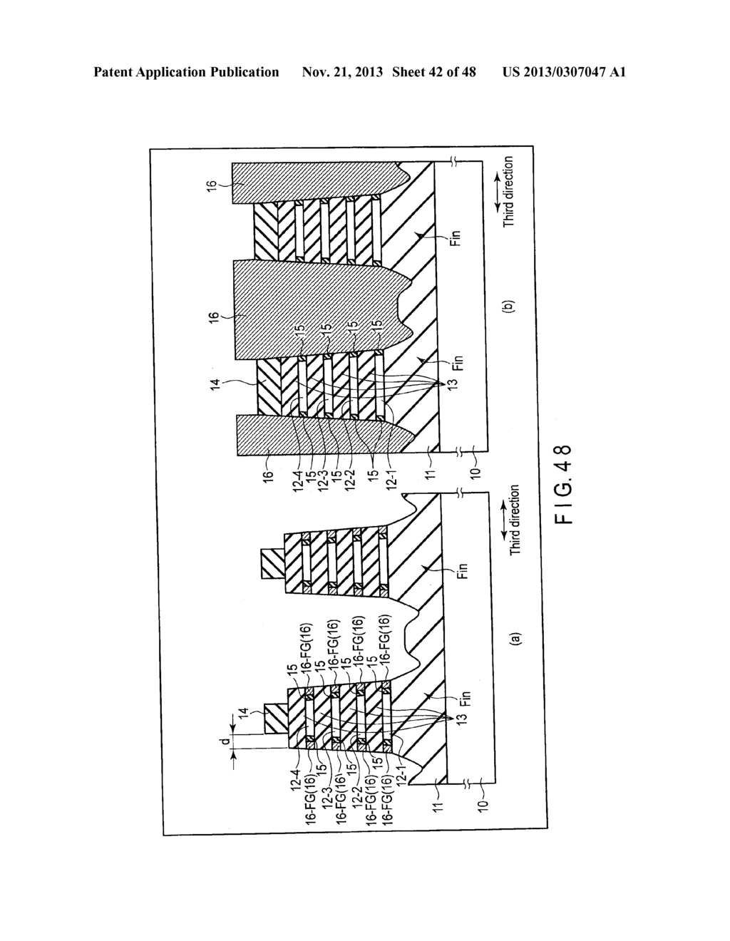 NONVOLATILE SEMICONDUCTOR MEMORY DEVICE AND METHOD OF MANUFACTURING THE     SAME - diagram, schematic, and image 43