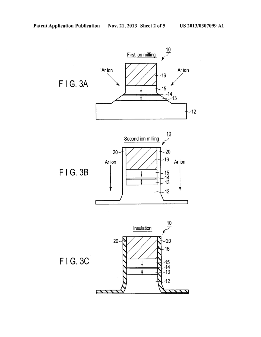 MAGNETIC MEMORY ELEMENT AND METHOD OF MANUFACTURING THE SAME - diagram, schematic, and image 03