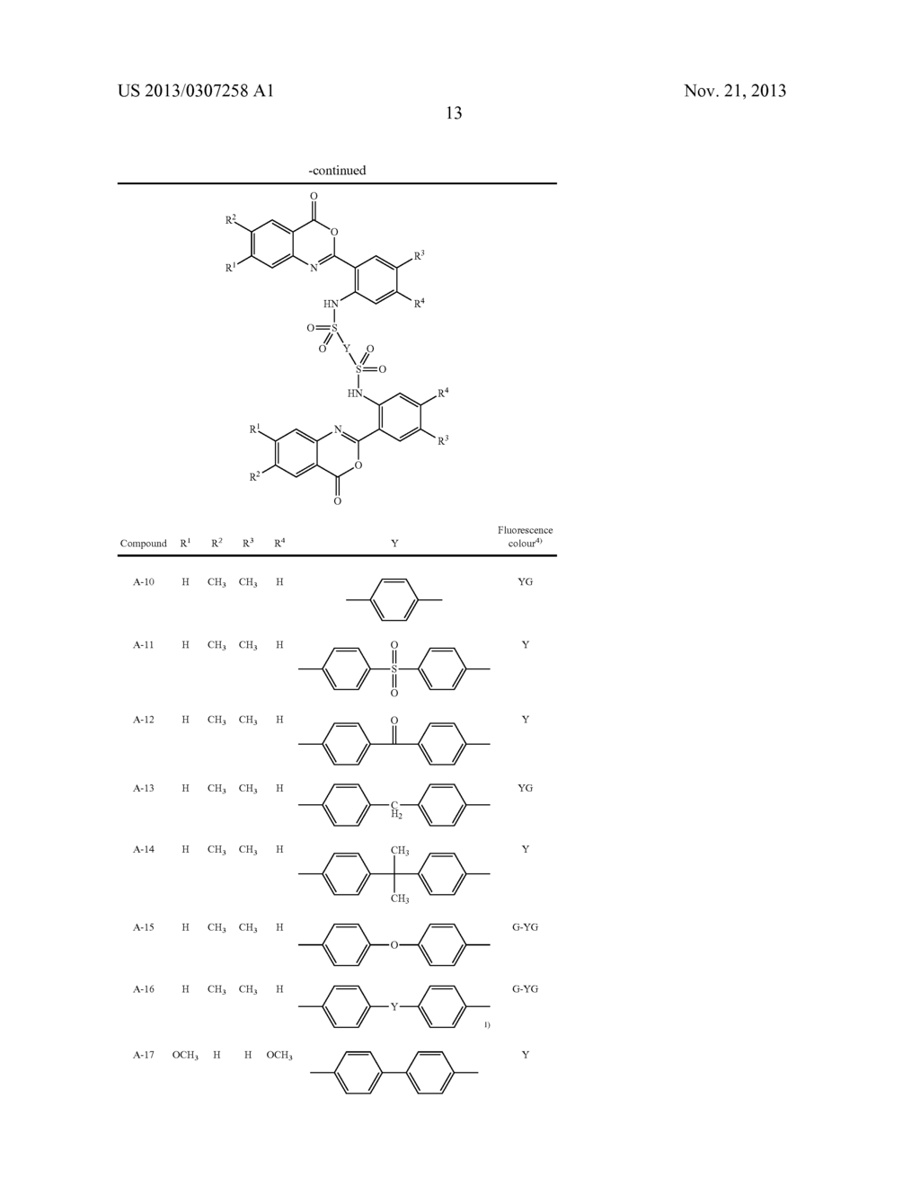 NEW FLUORESCENT COMPOUNDS - diagram, schematic, and image 14