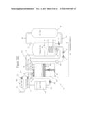 COMPRESSED AIR ENERGY STORAGE SYSTEM UTILIZING TWO-PHASE FLOW TO     FACILITATE HEAT EXCHANGE diagram and image