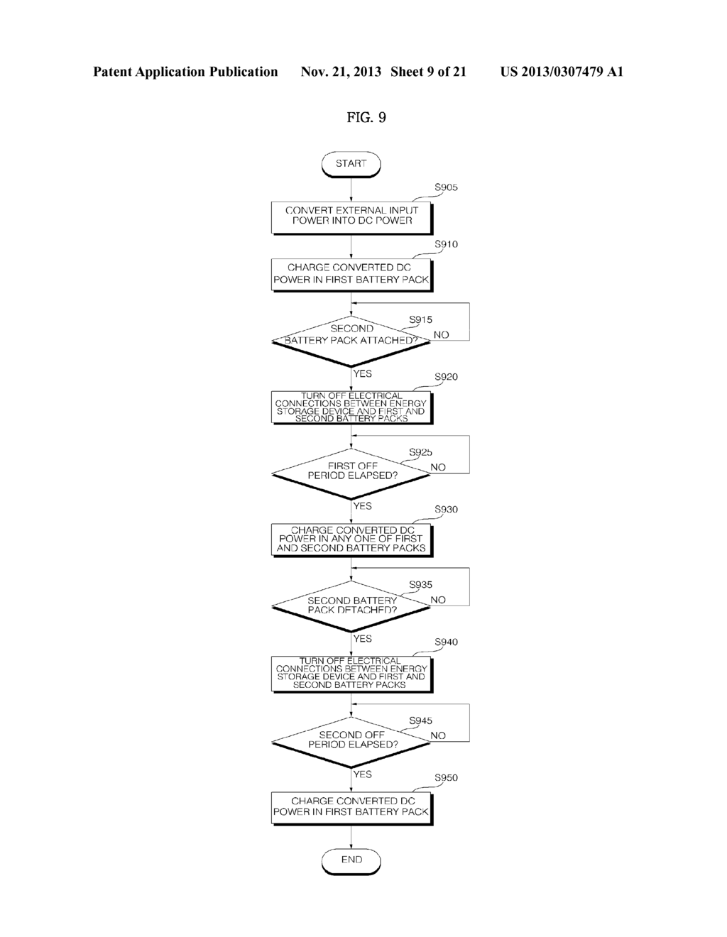 ENERGY STORAGE DEVICE AND METHOD FOR CONTROLLING THE SAME - diagram, schematic, and image 10