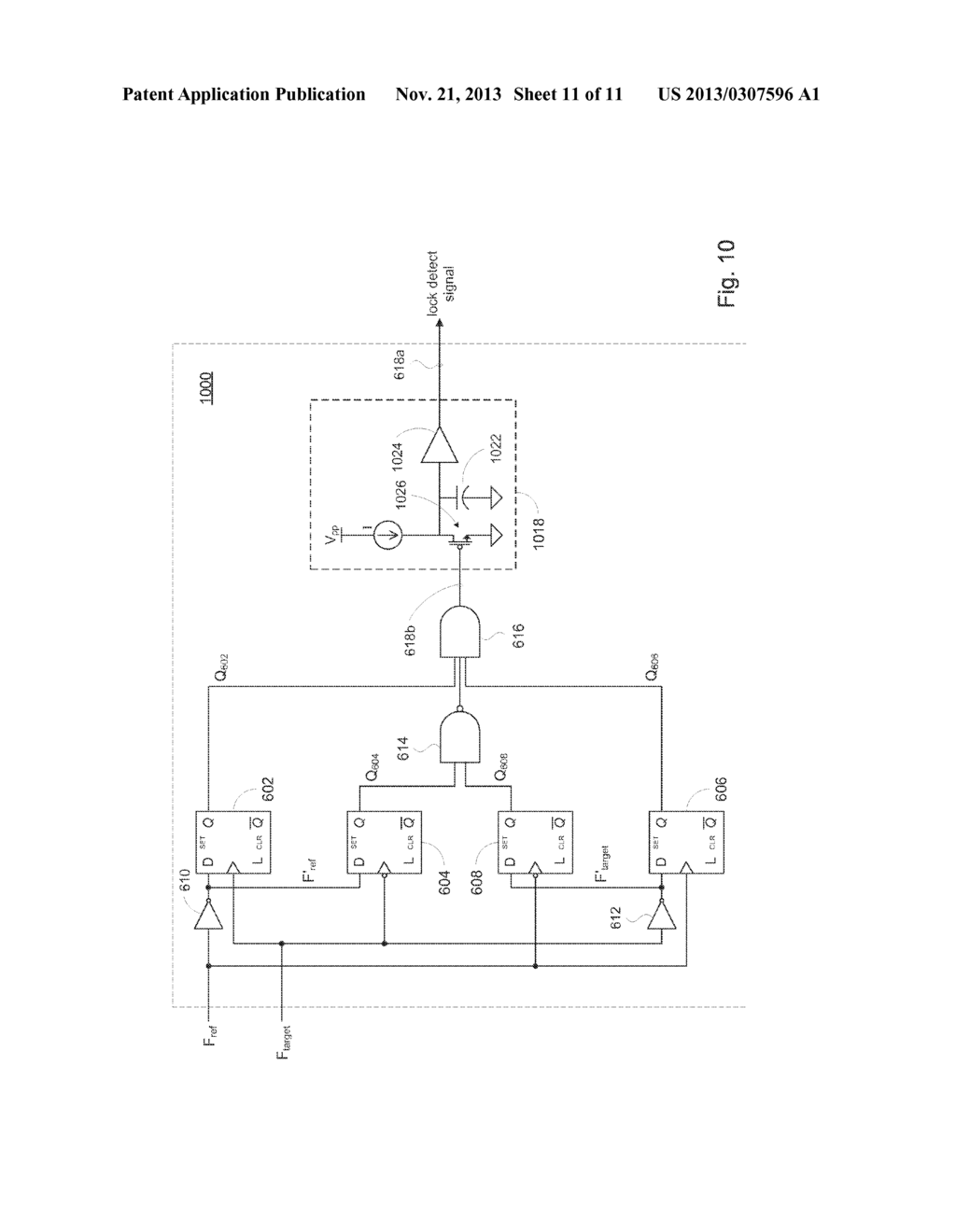 PLL DUAL EDGE LOCK DETECTOR - diagram, schematic, and image 12