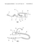 REDUCED COST MERCHANDISE DISPLAY SECURITY DEVICE INCLUDING MERCHANDISE     POWER SUPPLY diagram and image