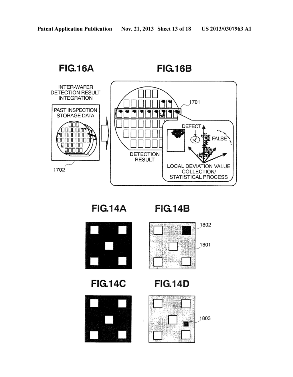 METHOD AND APPARATUS FOR INSPECTING PATTERNS FORMED ON A SUBSTRATE - diagram, schematic, and image 14