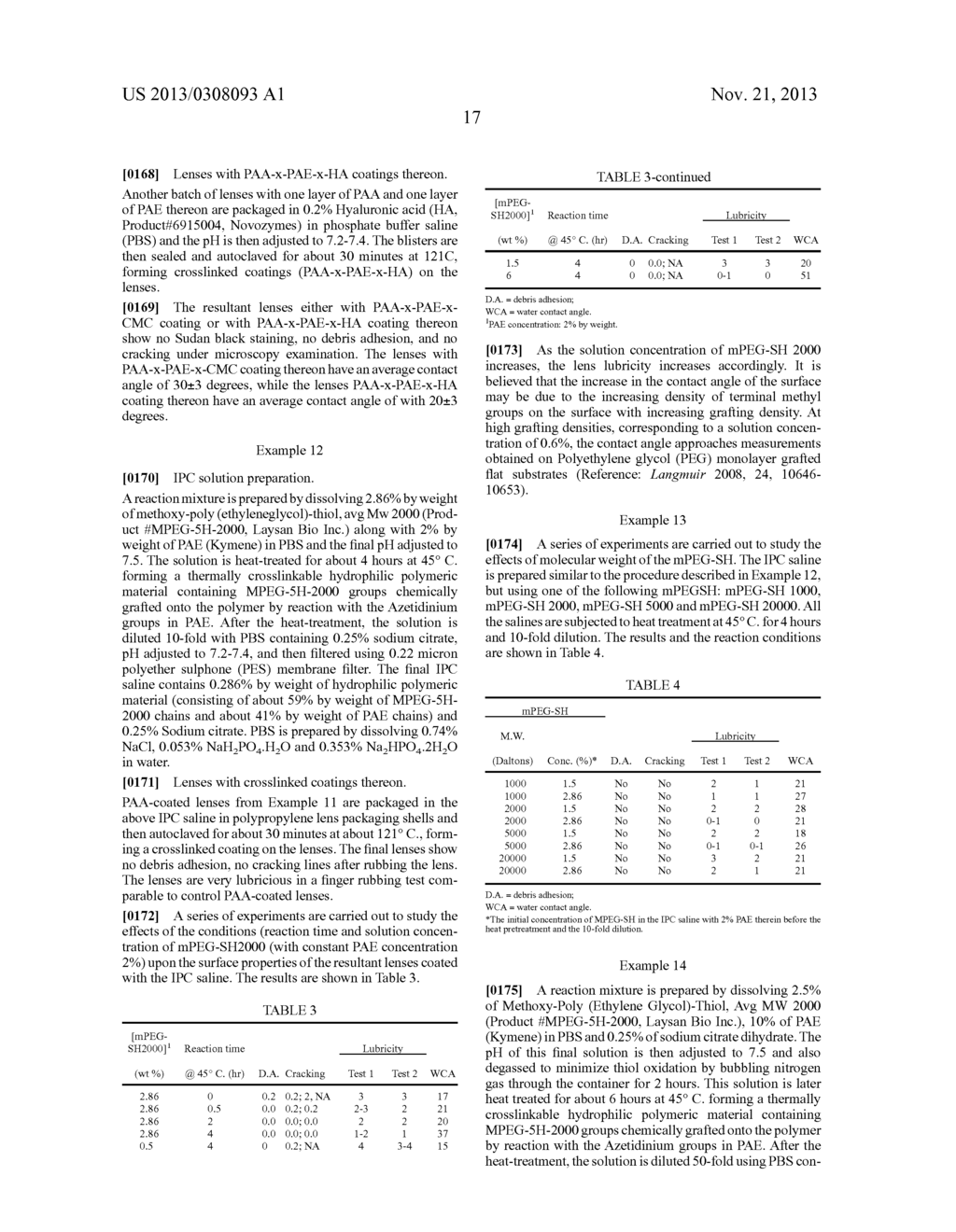 SILICONE HYDROGEL LENS WITH A CROSSLINKED HYDROPHILIC COATING - diagram, schematic, and image 18