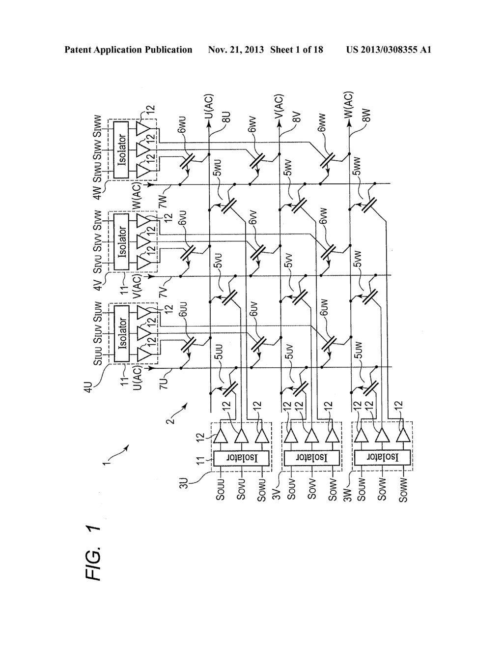 POWER CONVERTER AND MATRIX CONVERTER - diagram, schematic, and image 02