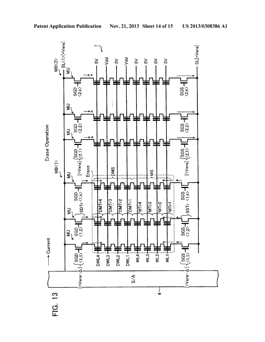 NONVOLATILE SEMICONDUCTOR MEMORY DEVICE - diagram, schematic, and image 15