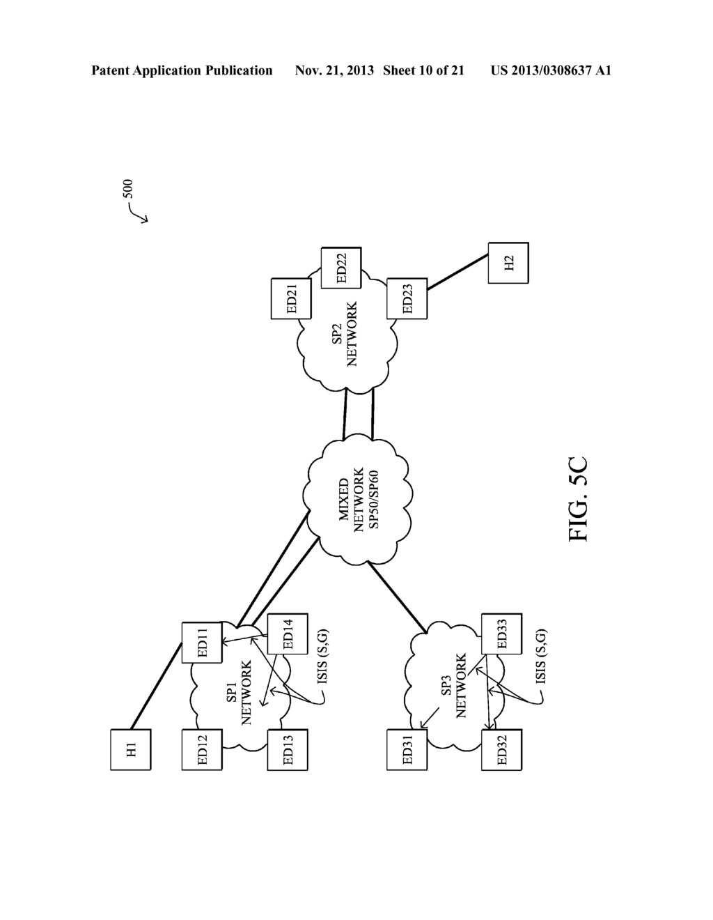 MULTICAST DATA DELIVERY OVER MIXED MULTICAST AND NON-MULTICAST NETWORKS - diagram, schematic, and image 11