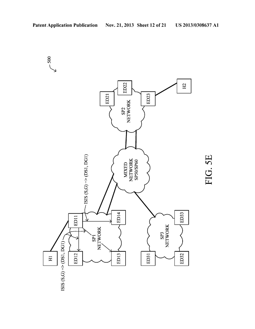 MULTICAST DATA DELIVERY OVER MIXED MULTICAST AND NON-MULTICAST NETWORKS - diagram, schematic, and image 13