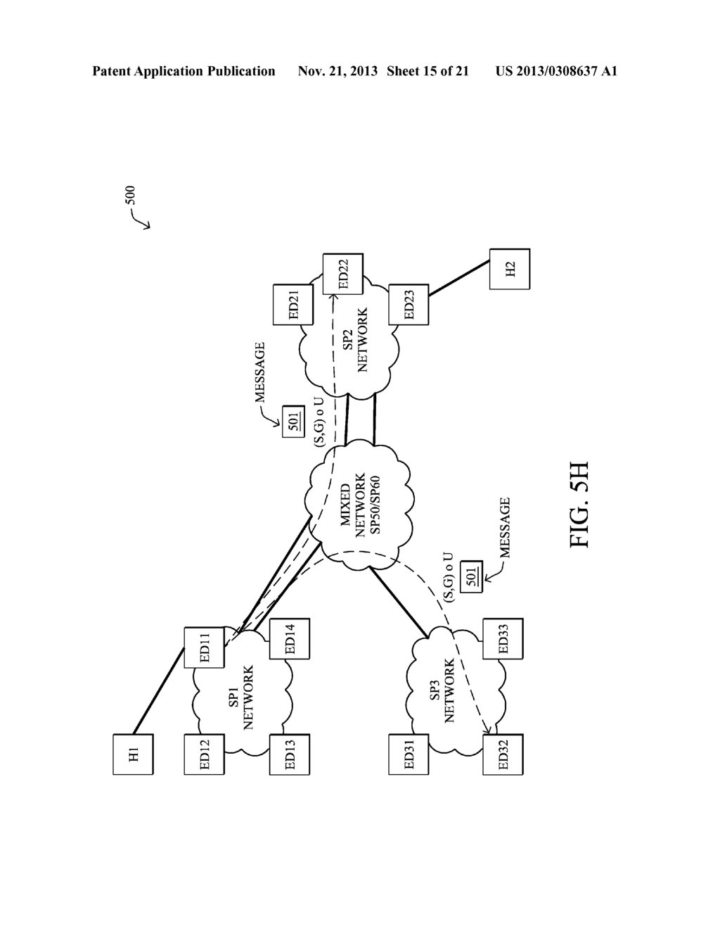 MULTICAST DATA DELIVERY OVER MIXED MULTICAST AND NON-MULTICAST NETWORKS - diagram, schematic, and image 16