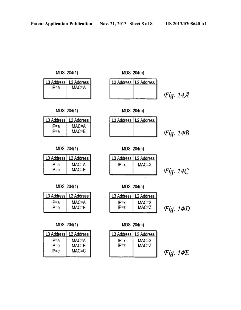 MECHANISM FOR ENABLING LAYER TWO HOST ADDRESSES TO BE SHIELDED FROM THE     SWITCHES IN A NETWORK - diagram, schematic, and image 09