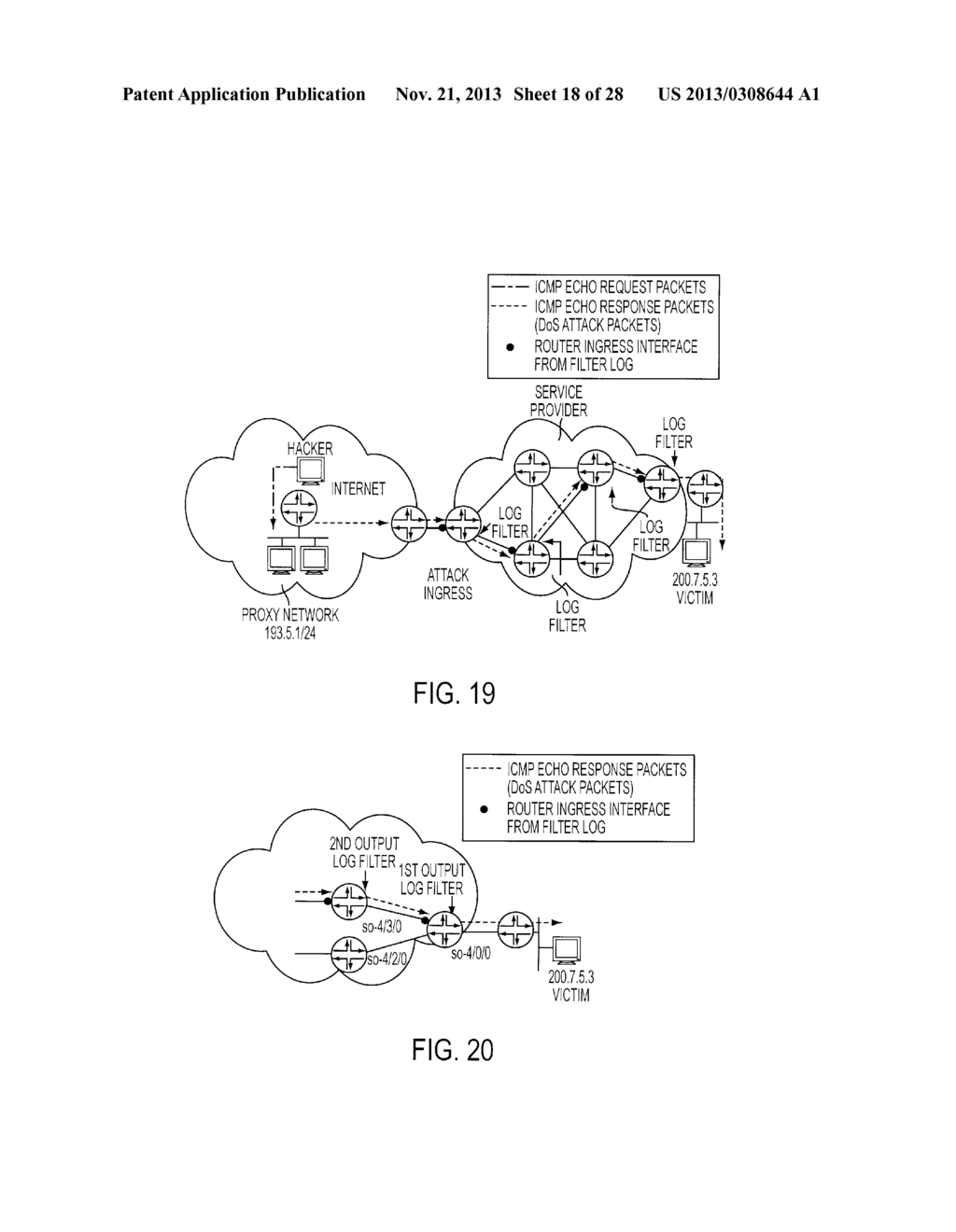 FILTERING AND ROUTE LOOKUP IN A SWITCHING DEVICE - diagram, schematic, and image 19