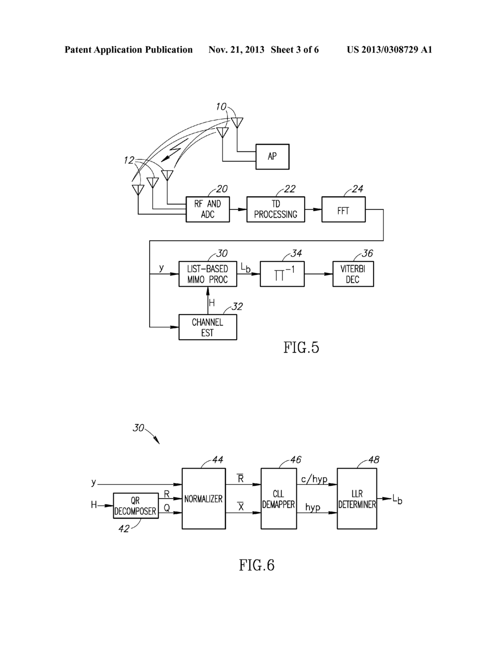 DEMAPPER FOR A MULTIPLE-INPUT, MULTIPLE-OUTPUT SYMBOL RECEIVER - diagram, schematic, and image 04