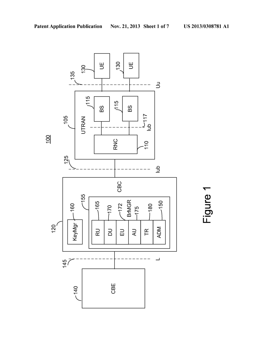 METHOD AND APPARATUS FOR TRANSMITTING SECURE CELL BROADCAST MESSAGES IN A     CELLULAR COMMUNICATION NETWORK - diagram, schematic, and image 02