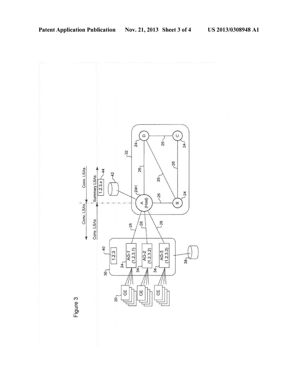 EXTENDING CONTROL PLANE FUNCTIONS TO THE ENTWORK EDGE IN AN OPTICAL     TRANSPORT NETWORK - diagram, schematic, and image 04