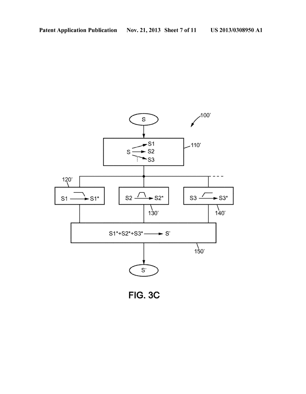 OPTICAL PASS-BAND FILTERING METHOD AND DEVICE AND A DEVICE FOR     INSERTING/EXTRACTING A FREQUENCY MULTIPLEXED OPTICAL SUB-BAND INTO/FROM     AN OPTICAL SIGNAL - diagram, schematic, and image 08