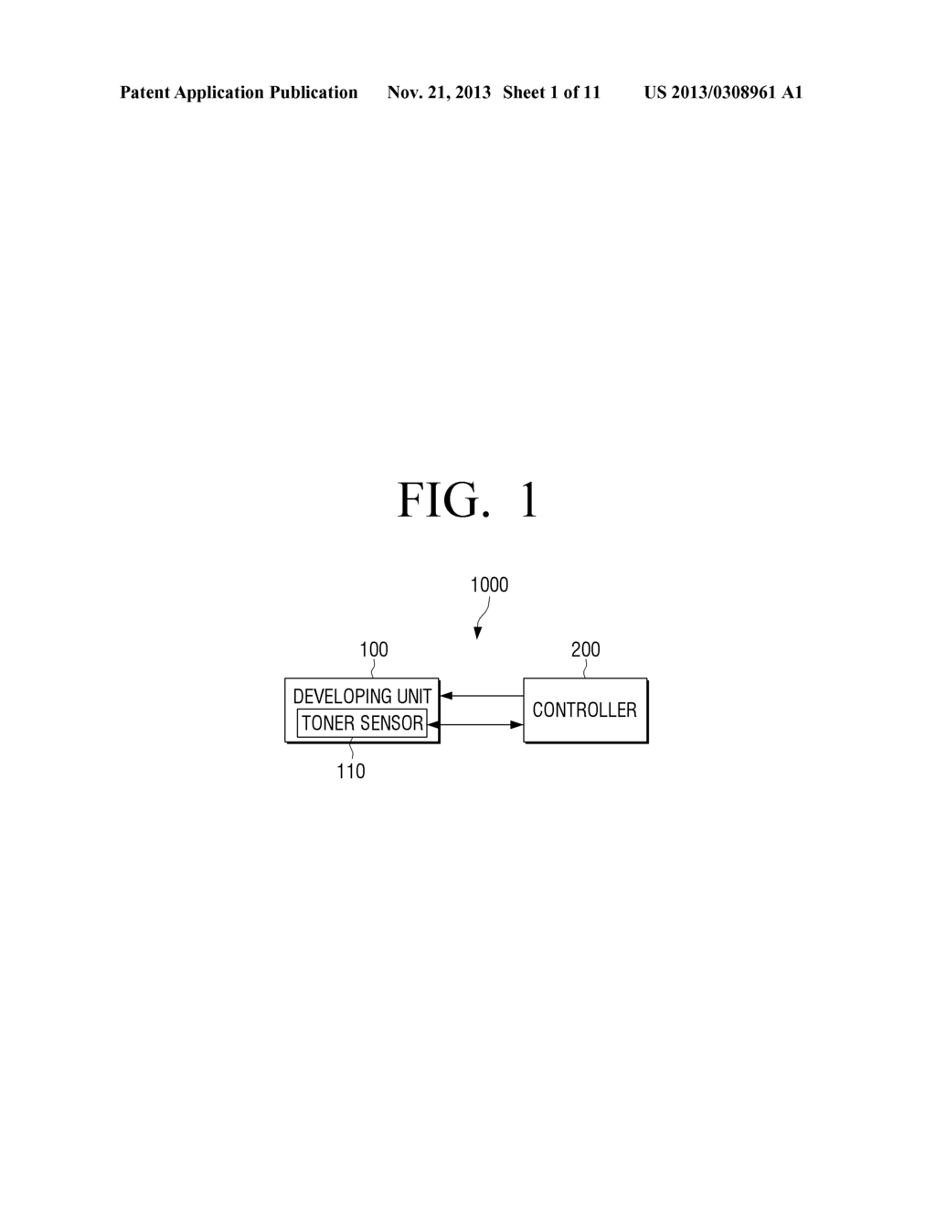 IMAGE FORMING APPARATUS AND METHOD OF CONTROLLING DEVELOPING UNIT THEREOF - diagram, schematic, and image 02