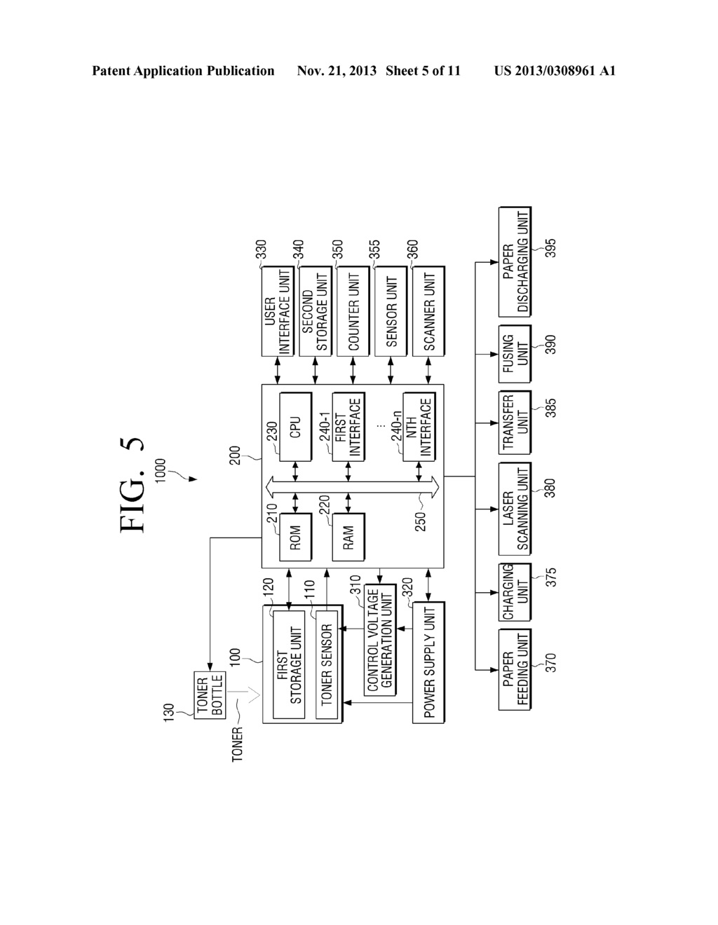 IMAGE FORMING APPARATUS AND METHOD OF CONTROLLING DEVELOPING UNIT THEREOF - diagram, schematic, and image 06