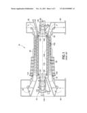 ASSEMBLY AND METHOD OF ATTACHING STUB SHAFT TO DRUM OF AXIAL COMPRESSOR     ROTOR SHAFT diagram and image