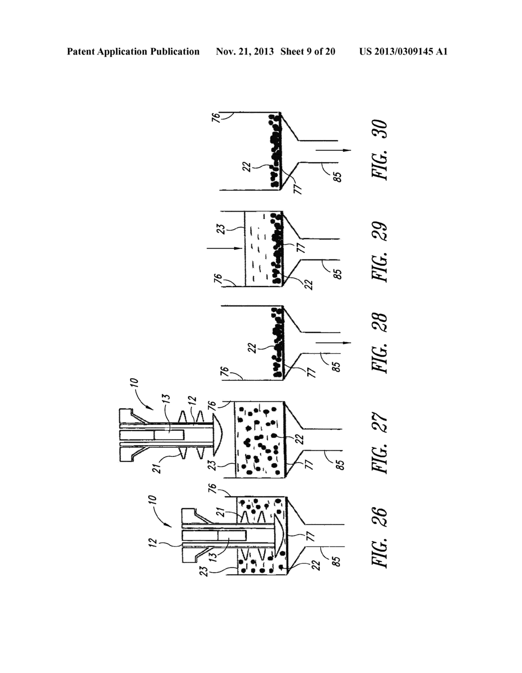 METHOD AND A DEVICE FOR TREATING MICROPARTICLES - diagram, schematic, and image 10