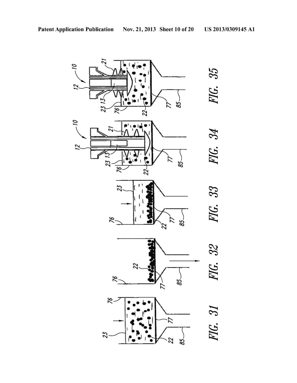 METHOD AND A DEVICE FOR TREATING MICROPARTICLES - diagram, schematic, and image 11