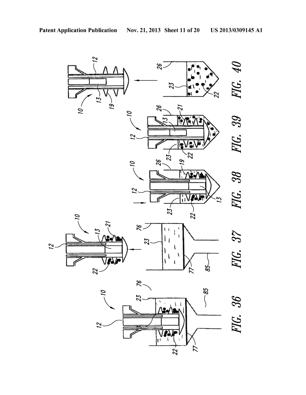 METHOD AND A DEVICE FOR TREATING MICROPARTICLES - diagram, schematic, and image 12