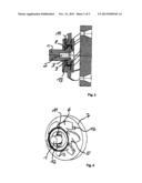 CUTTING APPARATUS FOR A GRANULATOR FOR CUTTING GRANULES FROM     PLASTICS-MATERIAL STRANDS EMERGING FROM NOZZLES, HAVING A KNIFE ROTOR diagram and image