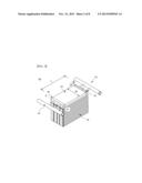 COOLING MEMBER OF IMPROVED COOLING EFFICIENCY AND BATTERY MODULE EMPLOYED     WITH THE SAME diagram and image